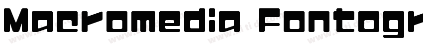 Macromedia Fontograr字体转换